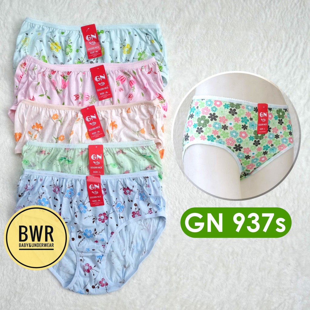 [ 1 Losin ] CD Golden Nick 937s PRINT | Celana Dalam Wanita Dewasa [VI EA2-HA2] Motif Sablon - Bwr