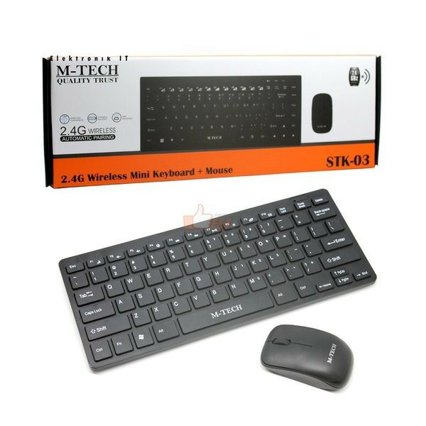 Keyboard Wireless Mouse Wireless Mini M-Tech STK-03 M-Tech STK03