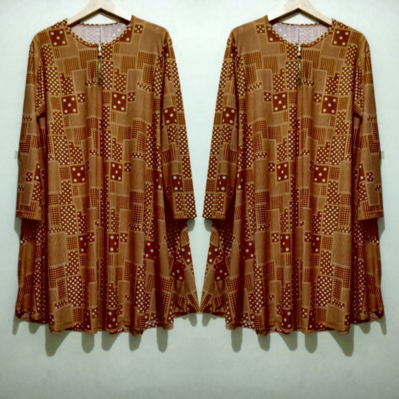 TUNIK FATIMAH MAT JERSEY KOREA SUPER JUMBO