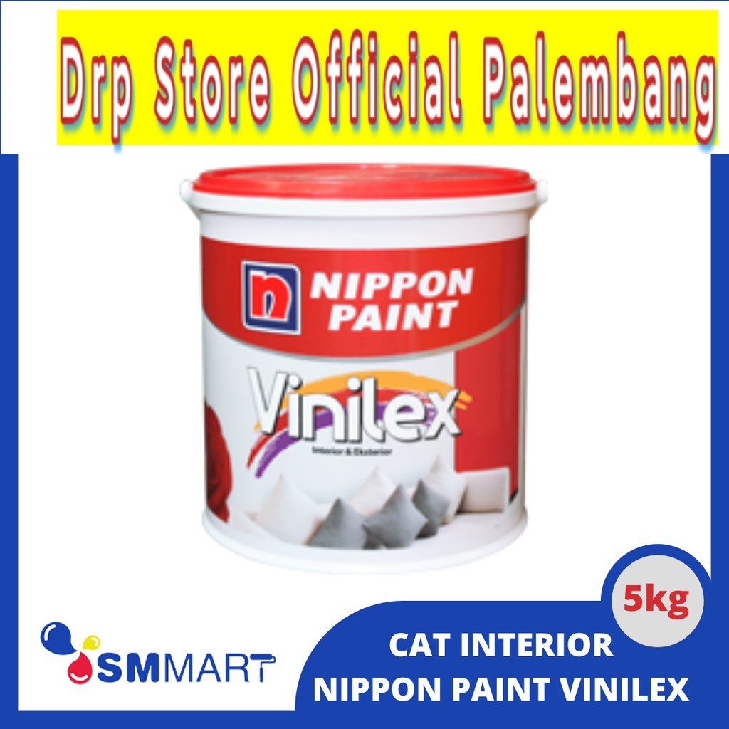 CAT TEMBOK VINILEX NIPPON PAINT 5KG KHUSUS PUTIH