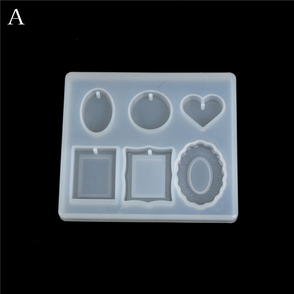 New DIY Silicone Mould Craft Molds For Resin Necklace Jewelry Pendant Making