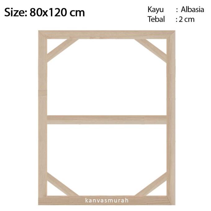 

Spanram 80x120 cm Span Ram Kayu Frame 120x80 cm