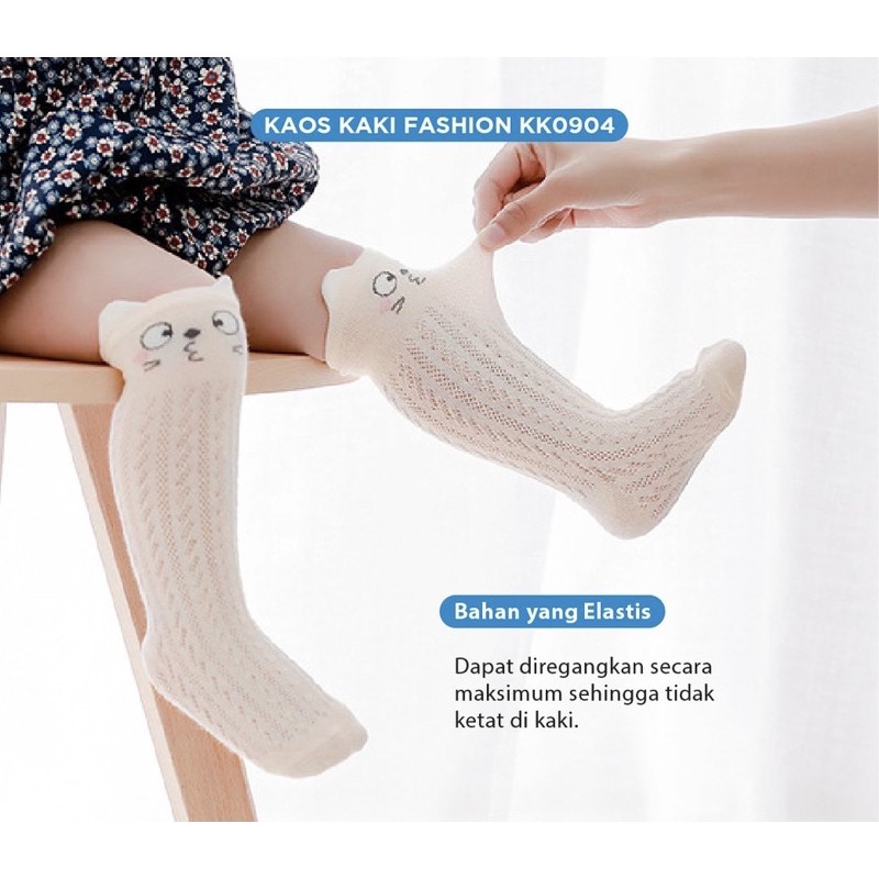 korean lace knee socks