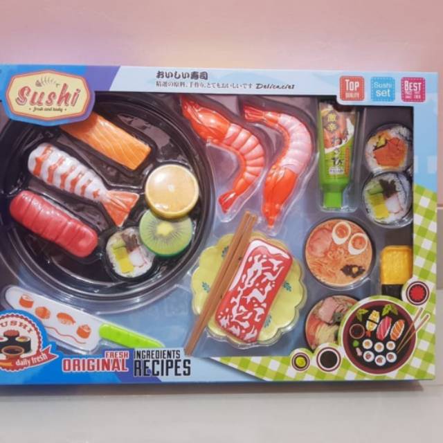 Mainan Sushi Set Anak - Mainan Masakan Sushi