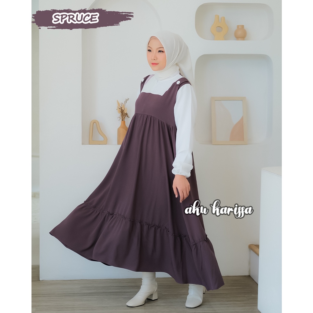 Sandria Midi Dress Aku Karissa Terbaru