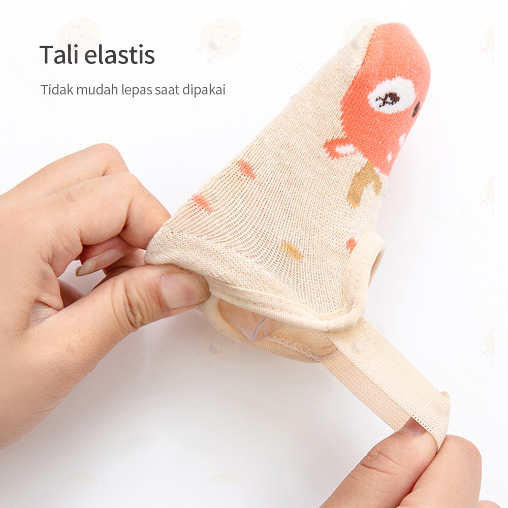 Lacoo kaos kaki bayi anak anti slip kaus kaki bayi untuk 0-1 tahun