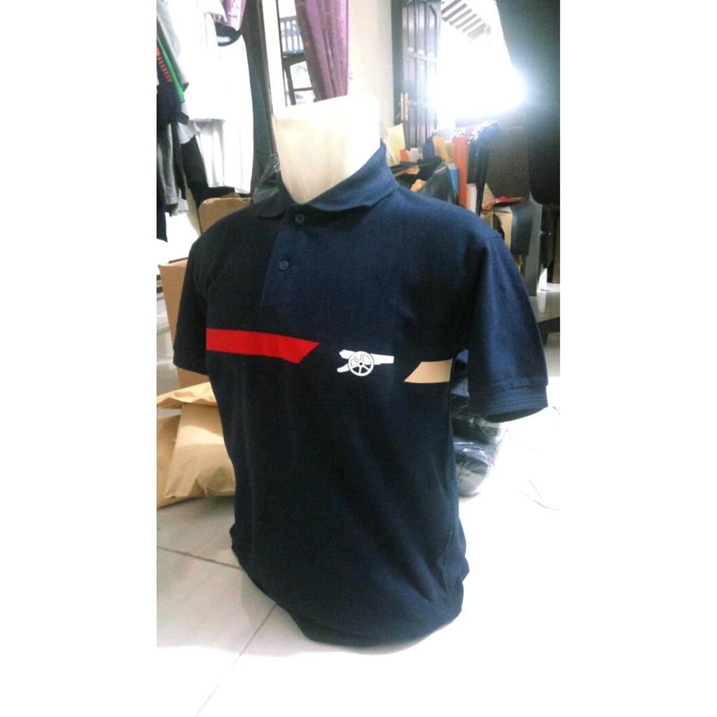 Promo kaos kerah kaos polo 4XL XXXXL Arsenal Murah