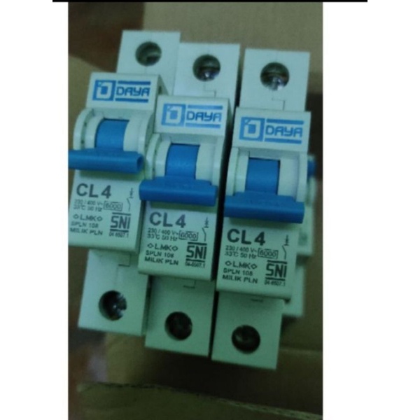 MCB ELEKTRO DAYA pln baru 2A,4A,16A MILIK PLN