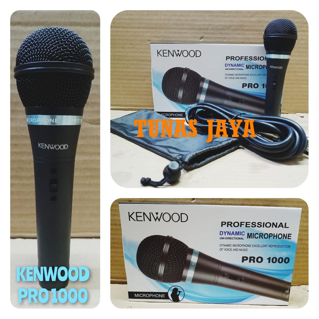 Mic Kabel Kenwood Pro1000 Original Dynamic Microphone kenwood pro 1000