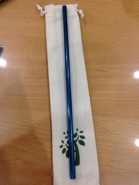 Stainless Straw Straight - Blue