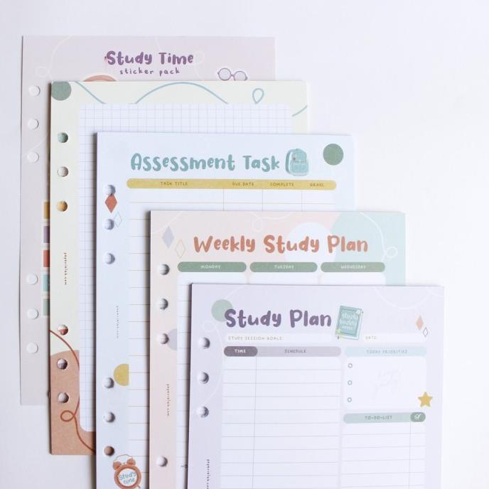 

Paperie Lab - Study Planner Binder Bundle Set (Full Color)