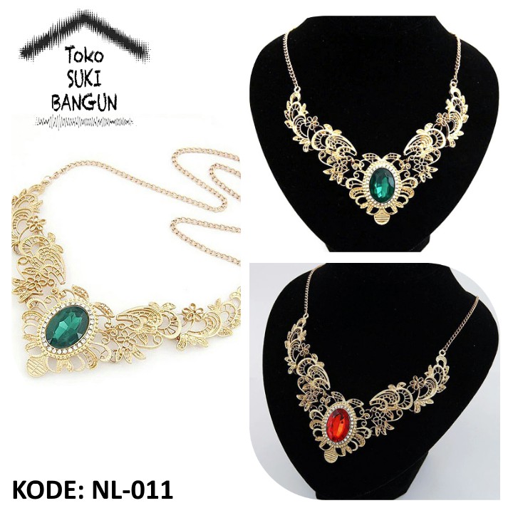 NL-011 Kalung Wanita Fashion Aksesoris Necklace Women Pendant Bohemia