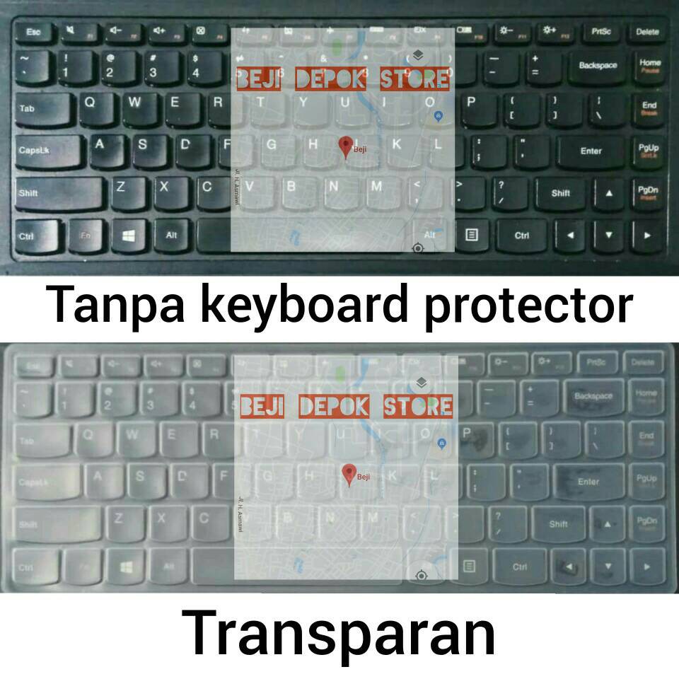 Keyboard protector/cover Lenovo Ideapad G40-80 G45 Z360 Z460 Y470 G480 warna bisa COD