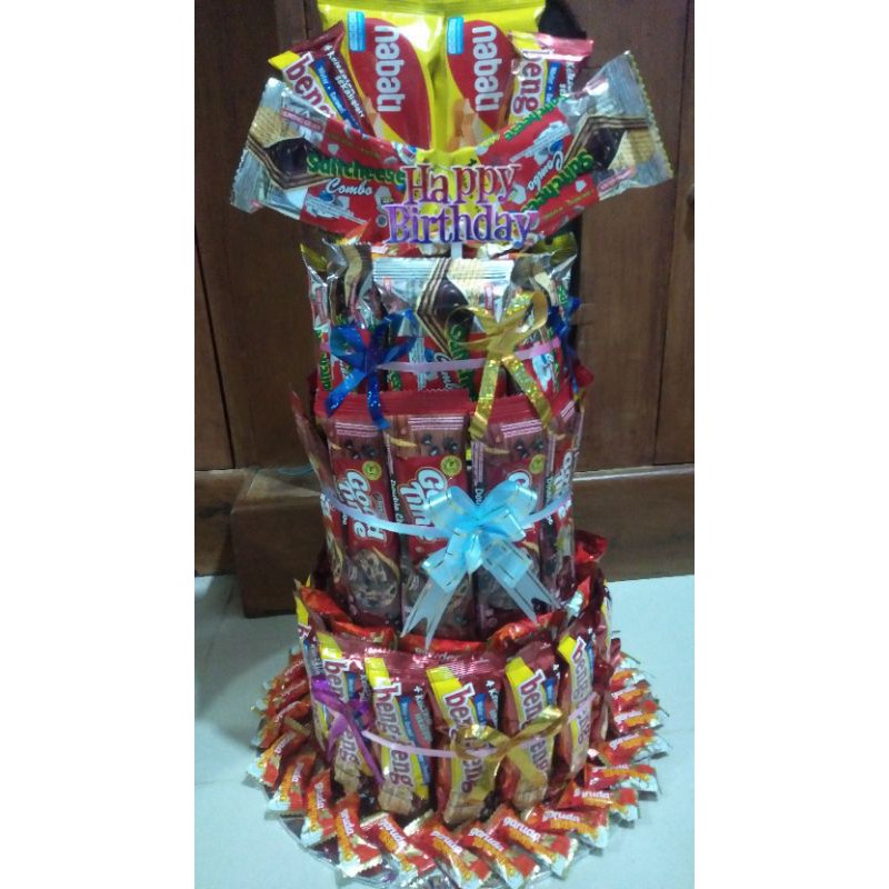 

CAKE SNACK 3 susun /PARSEL/BUKET SUSUN
