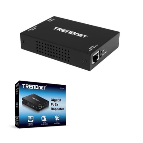 TRENDNET TPE-E100 Gigabit PoE+ Repeater/ Extender