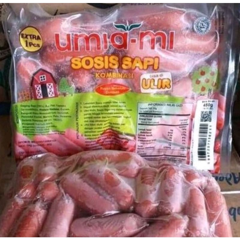 

umiami sosis sapi cocktail 450 gr