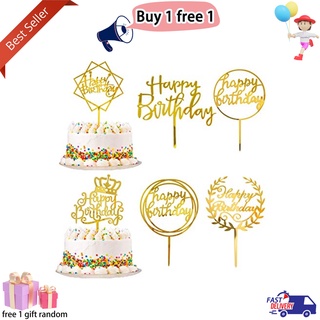 Image of thu nhỏ Cake topper happy birthday Cake topper happy birthday acrylic/ akrilik #0