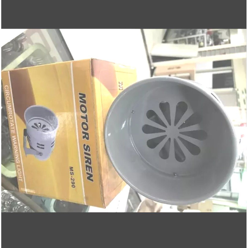 Sirine / Motor Siren / Alarm Siren MS 290 MS-290 DC 24V METAL