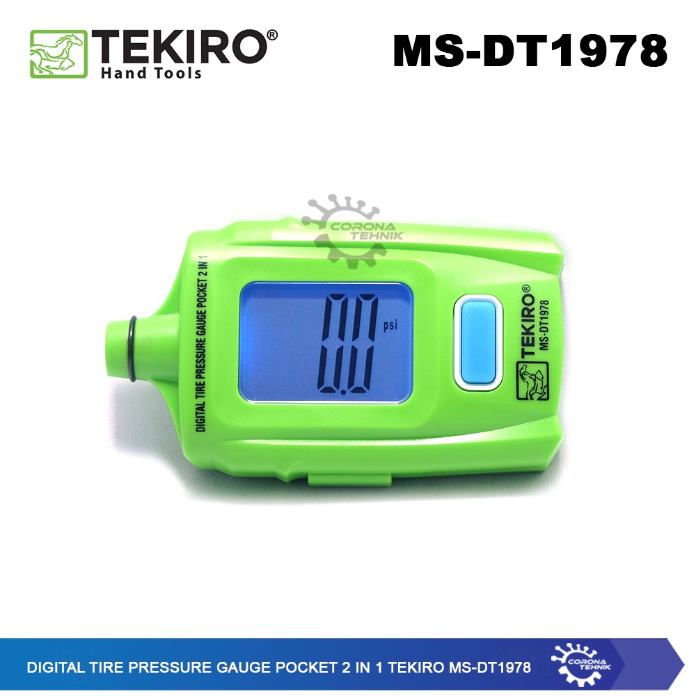 Tekiro MS-DT1978 - Alat Ukur Tekanan Ban - Tire Pressure Gauge 2 in 1