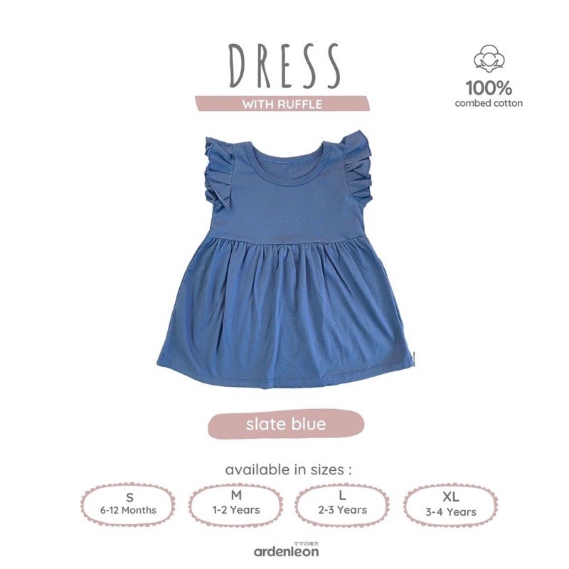 arden&amp;leon ruffle dress