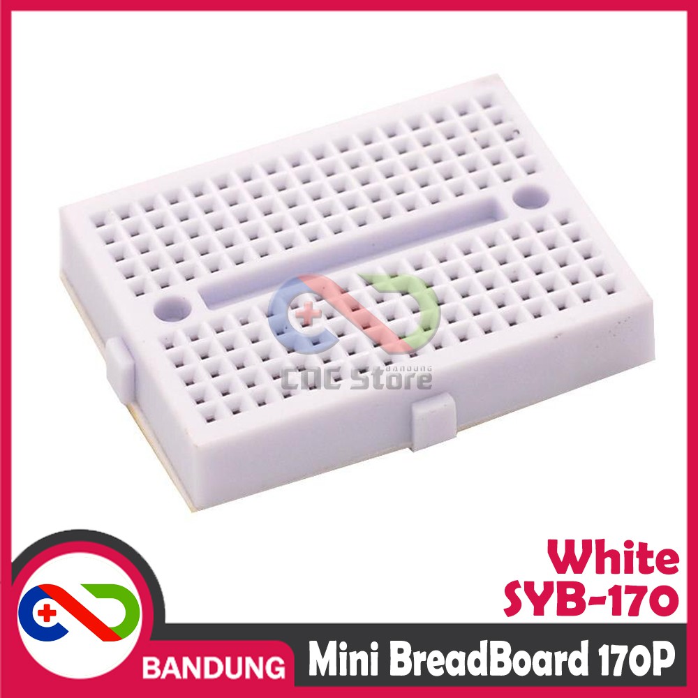 BREADBOARD SYB-170 MINI SOLDERLESS 170 170P PUTIH