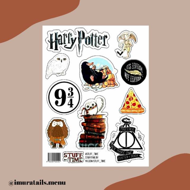 20pcs Sticker Tumblr Harry Potter 1