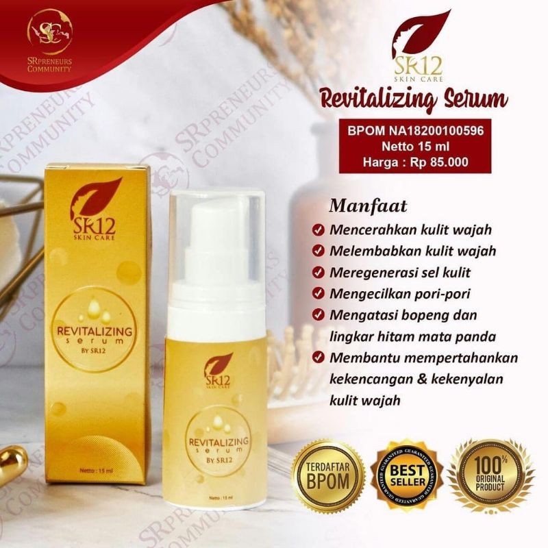 HEMPAS BEKAS JERAWAT & MATA PANDA/WAJAH BOPENG/SERUM KOLAGEN/REVITALIZING SERUM/