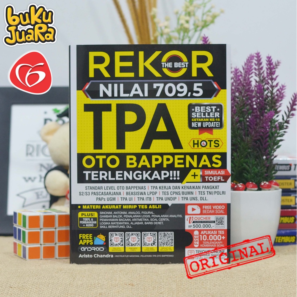 Buku REKOR TPA OTO BAPPENAS 2022 TERLENGKAP + CD The Best REKOR BEST SELLER