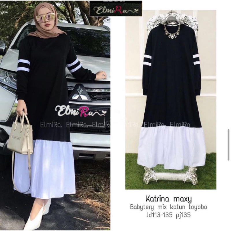Dress Katrina maxy-dress katun-dress toyobo