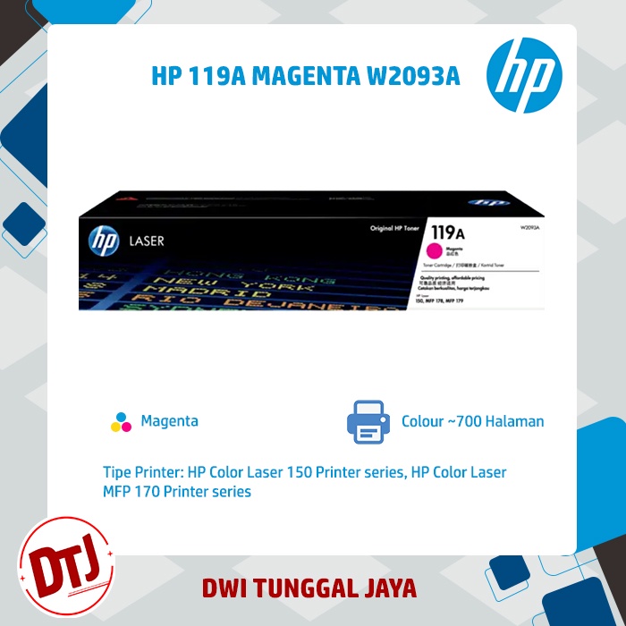 Toner HP 119A Magenta Original W2093A