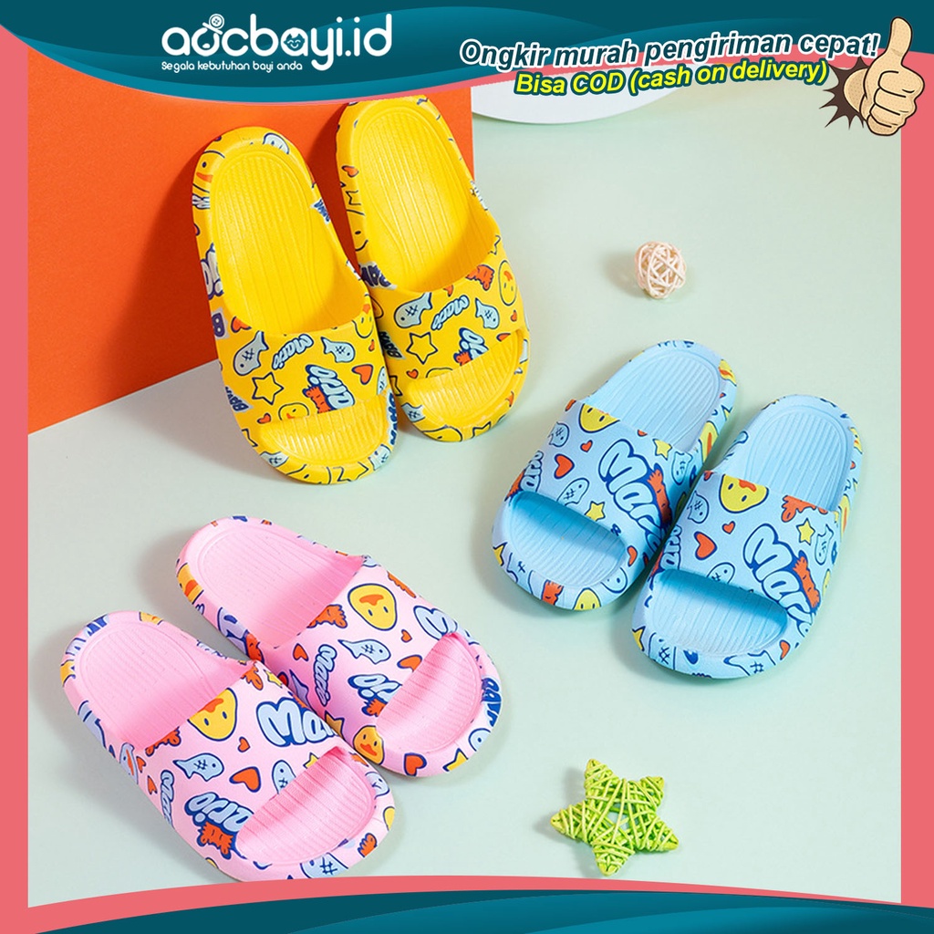 PROMO 10.10 PUNCAK ☀ACCBAYI☀ SA0008 SANDAL ANAK MOTIF /SENDAL ANAK / SANDAL BAYI / SANDAL CUTE UNISEX CUTE SEPATU ANAK IMPORT