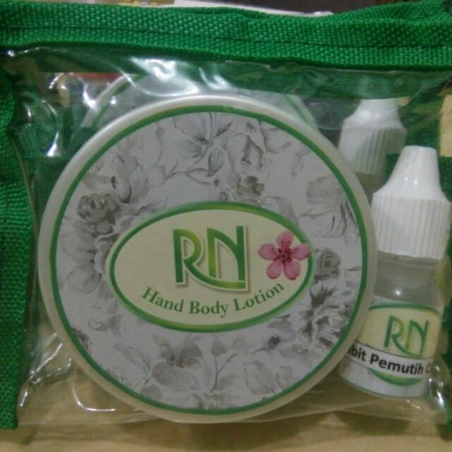 Paket RN Hand Body Lotion whitening super, cpt memperoses pemutihan dlm waktu 7 hari,  Rp 39.800,-