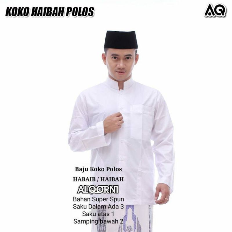 KOKO PUTIH POLOS||KOKO ORANG TUA||KOKO PRIA DEWASA