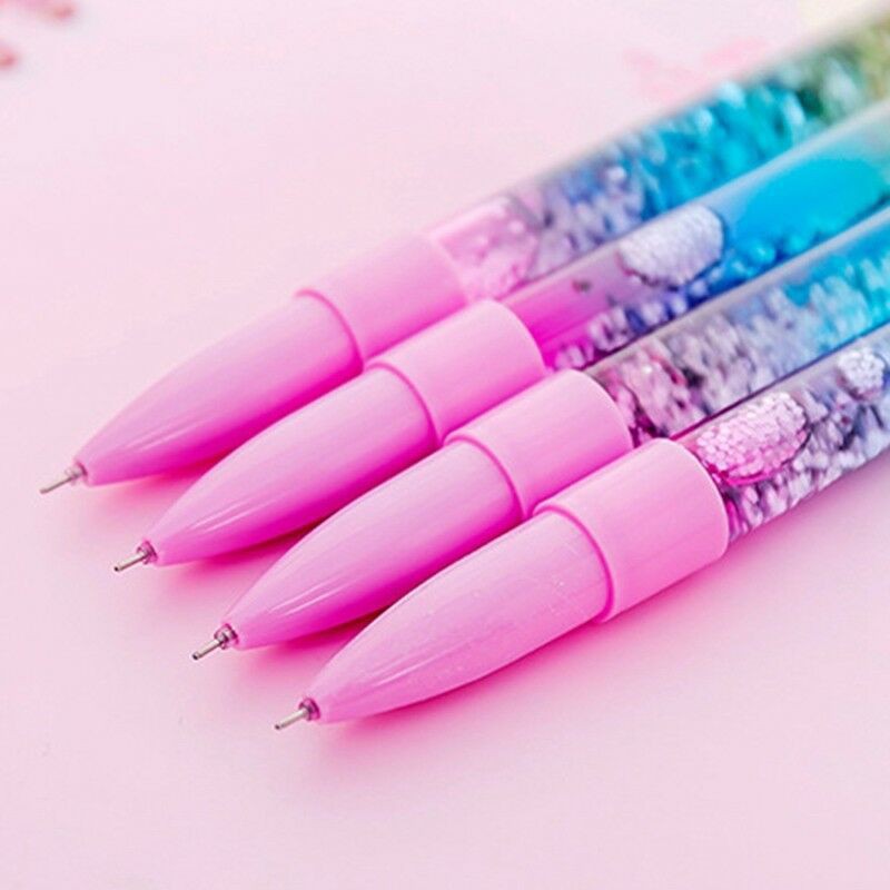 

Perlengkapan Sekolah Yo Yo 1PCS Glitter Cute Pen Liquid Color Kawaii Pen Magic Light Gel Pens