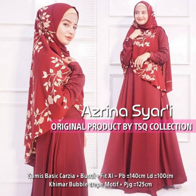 AZRINA SYAR'I | GAMIS | GAMIS SYAR'I | GAMIS SET SYAR'I