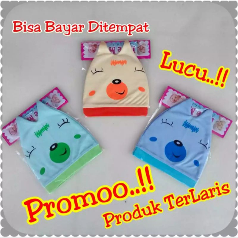 kupluk bayi newborn Motif Lucu TERLARIS