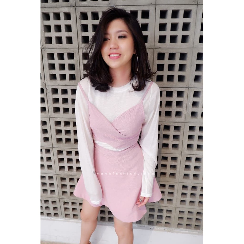 HanaFashion Jenny Innerwear Long Sleeve T shirt Kaos  