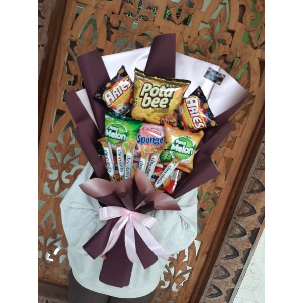 

buket jajanan pket 35000 rb