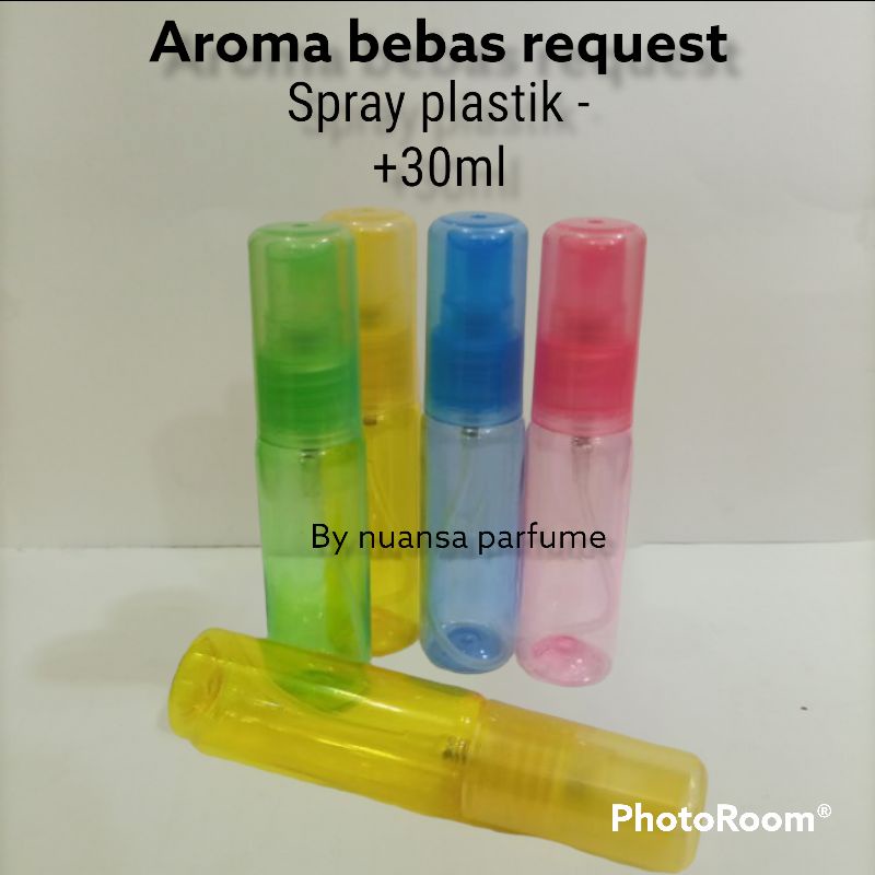 PARFUM REFILL -+30ML  BOTOL PLASTIK AROMA BEBAS request harga reseller