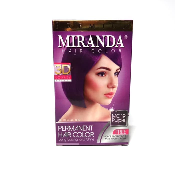 Miranda Hair Color Semir Rambut Cat Rambut MC 19 - Purple 30ml