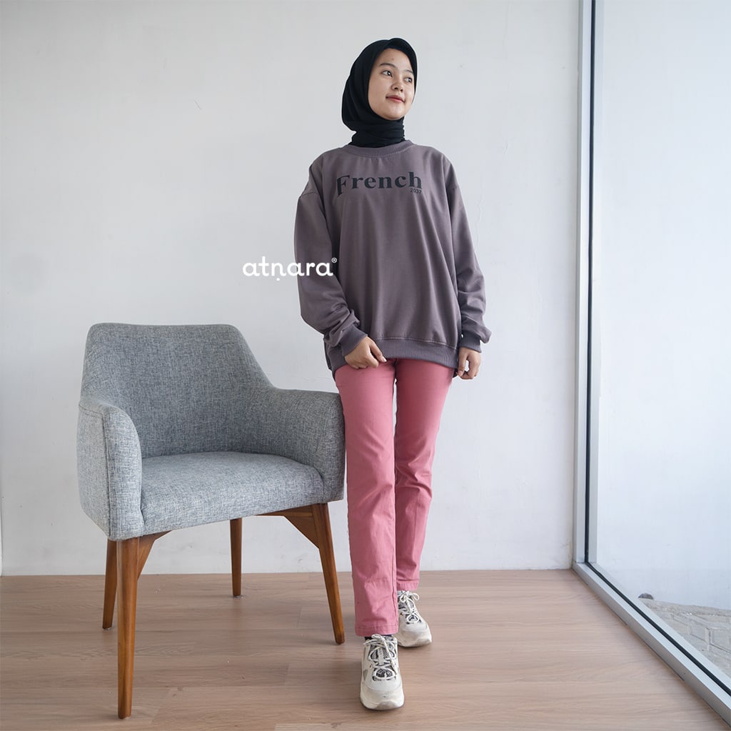 Nara Grosir - French XXL Sweater l Sweater Polos l Sweater Pria dan Wanita