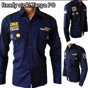 BAJU SERAGAM BANK MANDIRI ONE MANDIRI TEAM