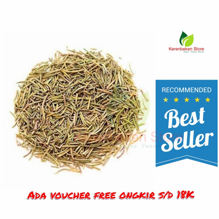 

Dried rosemary - daun rosemary kering repack sachet ±10gr