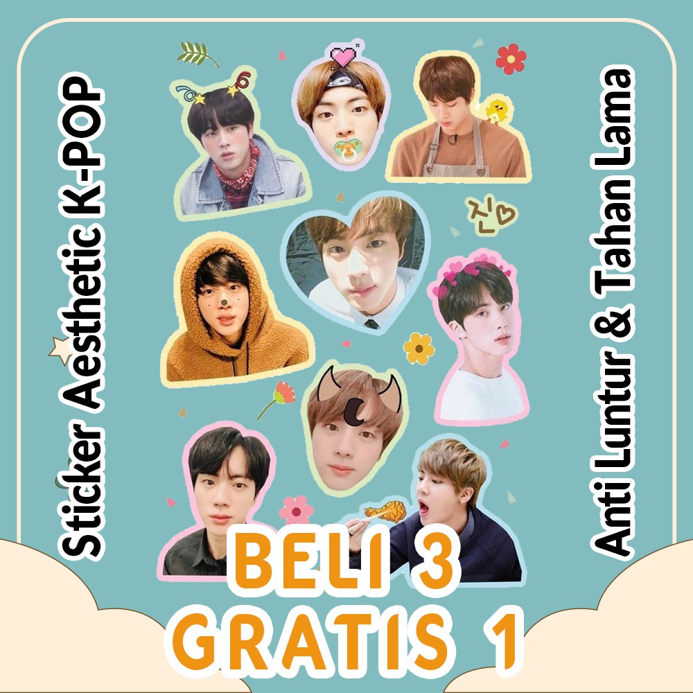 

Sticker Aesthetic Kpop Series C Ukuran 21x15 cm / Stiker Tumbler / Stiker Laptop / Koleksi Kpop