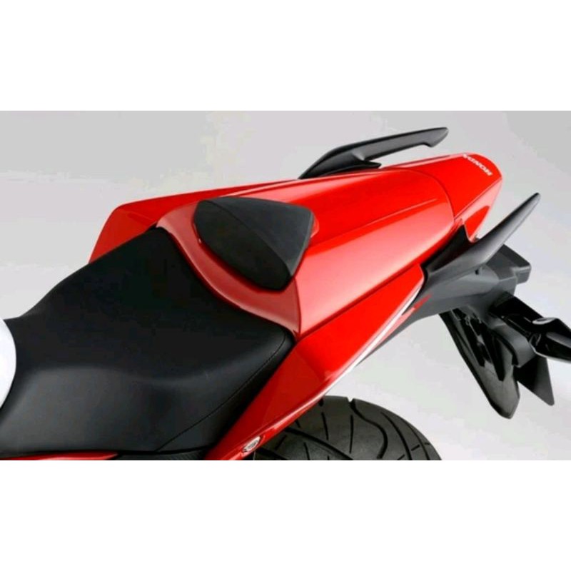 Cover Single Seat Cowl Tutup Dudukan Belakang Honda CBR 150R K45A Merah Aksesoris Resmi Motor AHM