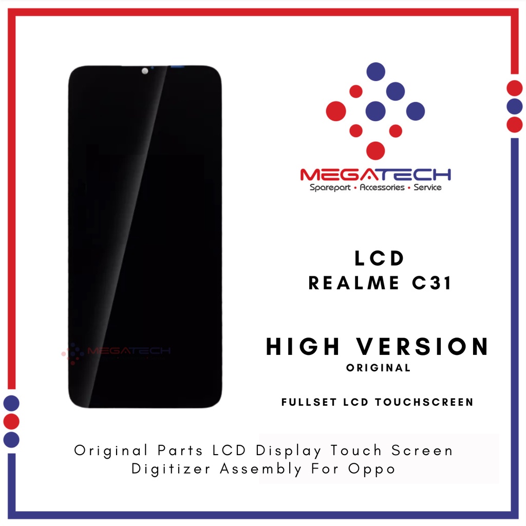 LCD Realme C31 Fullset Touchscreen - ORI