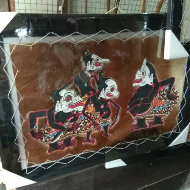 Lukisan Wayang Kulit Punakawan Jumbo