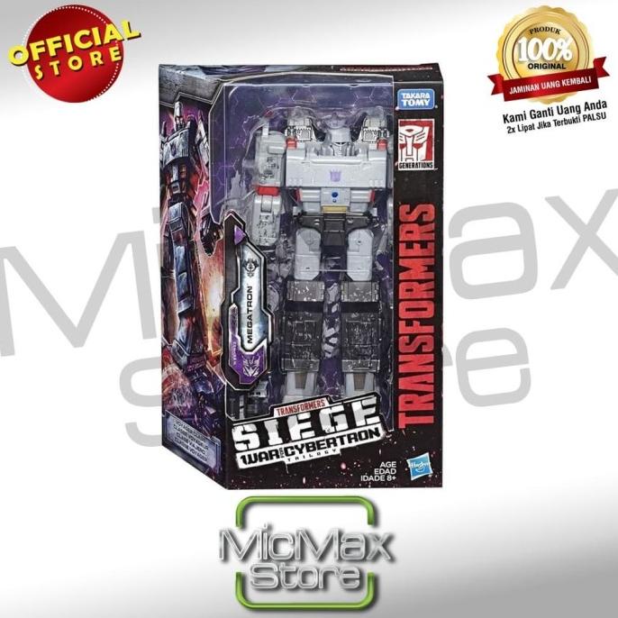 Transformers Siege War Cybertron Megatron Voyager Asli Hasbro selalu ready