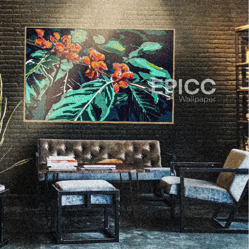 Lukisan Kopi Dinding Cafe || Hiasan Wall Art Decor Cafe Kedai Kopi || Dekorasi Bar Kopi EPICC Wallpa