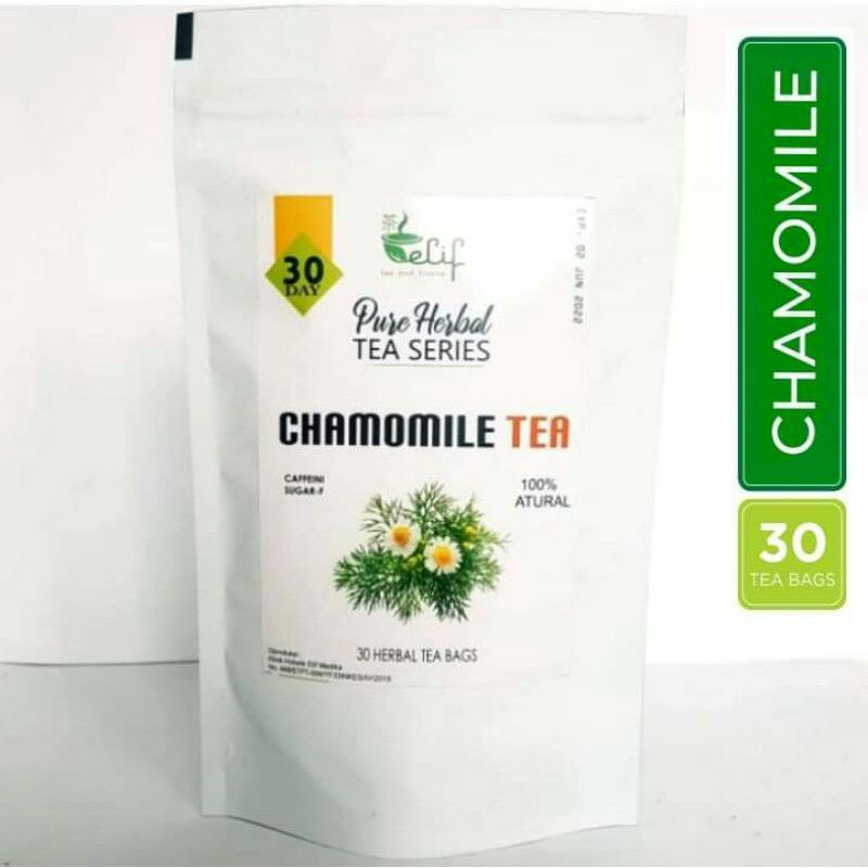 

Chamomile tea : Chamomile flower tea / teh bunga camomile (30tea bags)
